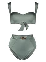 Noire Swimwear bikini à breloque coquillage - Vert