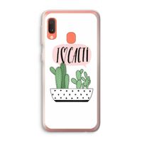 I love cacti: Samsung Galaxy A20e Transparant Hoesje