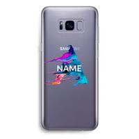 Abstract Spectrum: Samsung Galaxy S8 Plus Transparant Hoesje