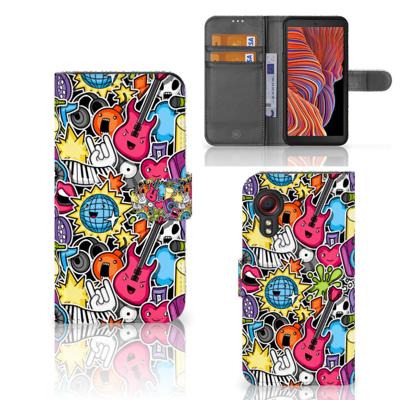 Samsung Galaxy Xcover 5 | Wallet Case | met Pasjes | Punk Rock