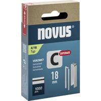 Novus Tools 042-0802 Nieten met smalle rug Type 4 1000 stuk(s) Afm. (l x b x h) 18 x 6.1 x 18 mm