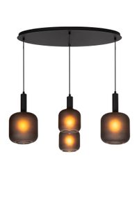 Lucide ELOISE - Hanglamp - 4xE27 - Zwart