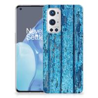 OnePlus 9 Pro | Bumper Hoesje | Wood Blue