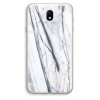 Gestreepte marmer: Samsung Galaxy J7 (2017) Transparant Hoesje