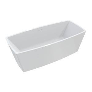 Best Design Vrijstaand Ligbad Qura 180x80x58 cm Glanzend Wit