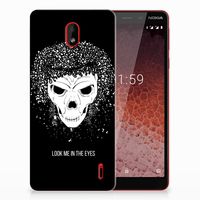 Silicone Back Case Nokia 1 Plus Skull Hair - thumbnail