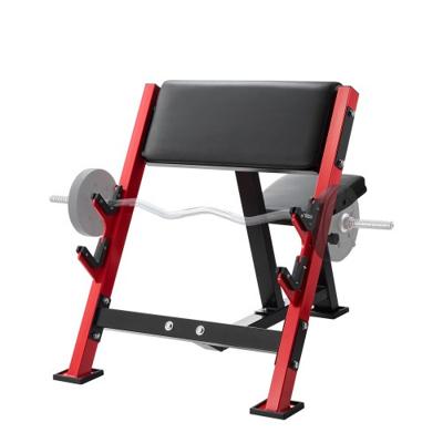 VEVOR Preacher Curl Bench Verstelbare Biceps Bank Gewichtsbank Rood Zwart 300kg