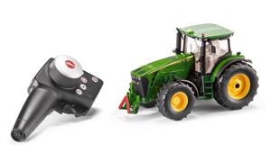 Siku John Deere 8345R Tractor op afstand bestuurbaar 1:32 inclusief controller metaal/kunststof groen werkt op batterijen compatibel met onderdelen