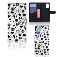 Telefoonhoesje met Naam Samsung Galaxy A02s | M02s Silver Punk