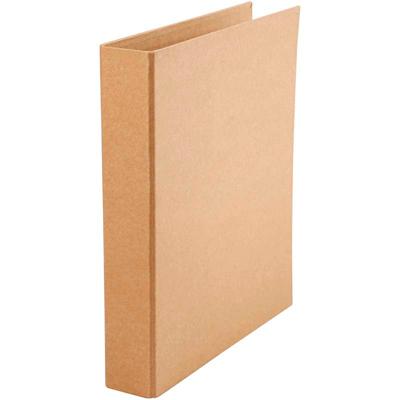 Creativ Company Ringbandmap, b: 50 mm, afm 28x31,5 cm, 2 ringen, naturel, 1 stuk