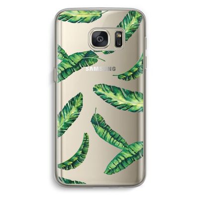 Lange bladeren: Samsung Galaxy S7 Transparant Hoesje