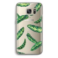 Lange bladeren: Samsung Galaxy S7 Transparant Hoesje