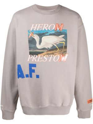 Heron Preston sweat à imprimé graphique - Tons neutres