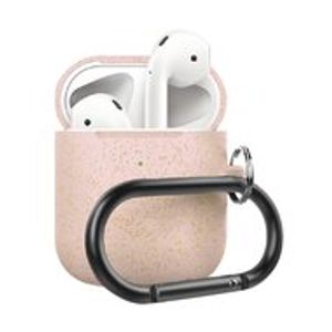 AirPods 1/2 hoesje siliconen chargebox Series - soft case - rosé goud pearl - UV bescherming