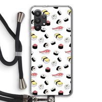 Sushi time: Samsung Galaxy A32 5G Transparant Hoesje met koord