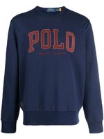 Polo Ralph Lauren sweat en coton à logo brodé - Bleu - thumbnail