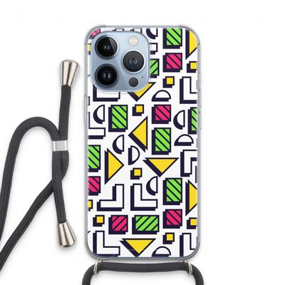 8-bit N°4: iPhone 13 Pro Transparant Hoesje met koord