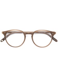 Garrett Leight lunettes de vue Clune - Marron