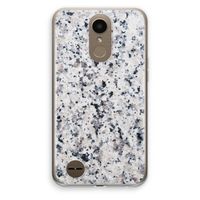 Gespikkelde marmer: LG K10 (2017) Transparant Hoesje