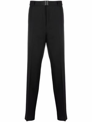 Givenchy pantalon fuselé à taille ceinturée - Noir