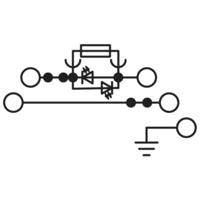 Phoenix Contact 3002603 Zekeringsdoorvoerklem 6.2 mm Push-Lock-veeraansluiting Grijs 50 stuk(s) - thumbnail