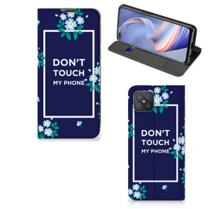 OPPO Reno4 Z 5G Design Case Flowers Blue DTMP