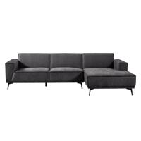 Tower Living 2,5-zits Loungebank 'Leeds' Rechts, kleur Black Blue