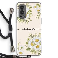 Daisies: OnePlus Nord 2 5G Transparant Hoesje met koord Daisies: OnePlus Nord 2 5G Transparant Hoesje met koord