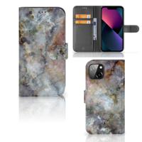 Apple iPhone 13 | Bookcase | Marmer Grijs
