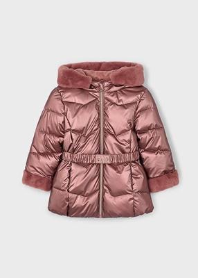 Mayoral winter jas meisjes - roze - glossy