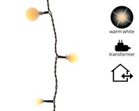 LED cherry lights 3 maten buit/9m-120L/zwart/warm wit - Lumineo