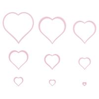 Nellie's Choice • multi frame dies golvend hart 9st.