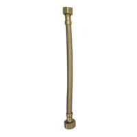 Xellanz flexibele aansluitslang | 1/2"x3/8" | 25 cm | geborsteld messing