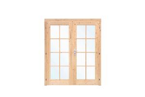 Dubbele deur D2 159x190 cm 28-45 mm- - Hout- Tuindeco