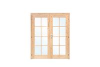 Dubbele deur D2 159x190 cm 28-45 mm- - Hout- Tuindeco