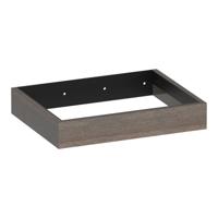 Brauer Amaze - Onderkast - 60 cm - met Geïntegreerde Ophangbeugel - Lamellen Eiken Zwart