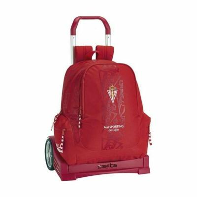 Schoolrugzak met Wielen Evolution Real Sporting de Gijón Rood