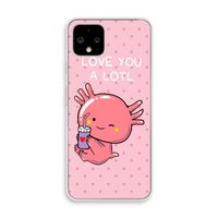 Love You A Lotl: Pixel 4 Transparant Hoesje