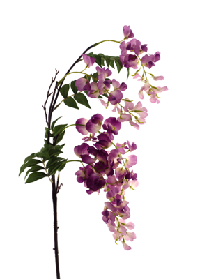 Sweet pea spray Mick beauty 92 cm kunstbloem - Nova nature