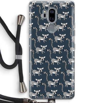 Makis: LG G7 Thinq Transparant Hoesje met koord
