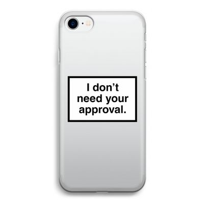 Don't need approval: iPhone SE 2020 Transparant Hoesje