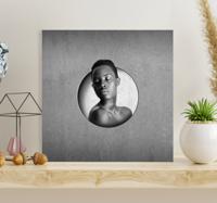 Gepersonaliseerde canvas beton eigen foto