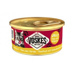 Voskes Jelly tonijn met geelstaart natvoer kat (24x85 g) 2 trays (48 x 85 g)