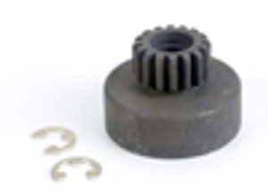 Clutch bell, (16-tooth)/5x8x0.5mm fiber washer (2)/ 5mm e-clip (requires #2728 - ball bearings, 5x8x2.5mm (2)