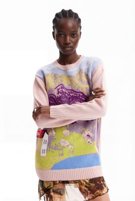 Trui met landschap M. Christian Lacroix - RED - M