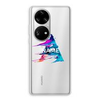 Abstract Spectrum: Huawei P50 Pro Transparant Hoesje