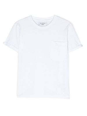 Neil Barrett Kids t-shirt à poche poitrine - Blanc