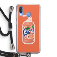 S(peach)less: Samsung Galaxy A40 Transparant Hoesje met koord