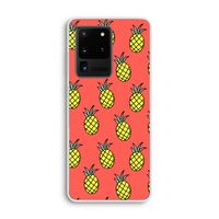 Ananas: Samsung Galaxy S20 Ultra Transparant Hoesje