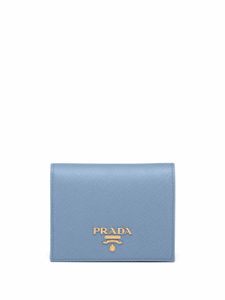 Prada portefeuille à logo lettre - Bleu